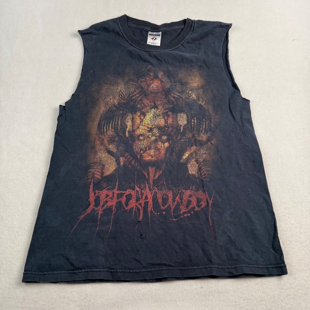 Job For A Cowboy Band Muscle Tee Mens Small Jerzees Deathcore Graphic‎ Shirt
